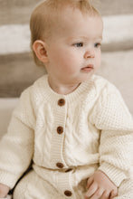 Load image into Gallery viewer, Cable Knit Onesie - Cream