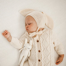Load image into Gallery viewer, Cable Knit Onesie - Cream