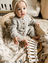 Load image into Gallery viewer, Cable Knit Onesie - Grey