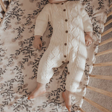 Load image into Gallery viewer, Cable Knit Onesie - Cream
