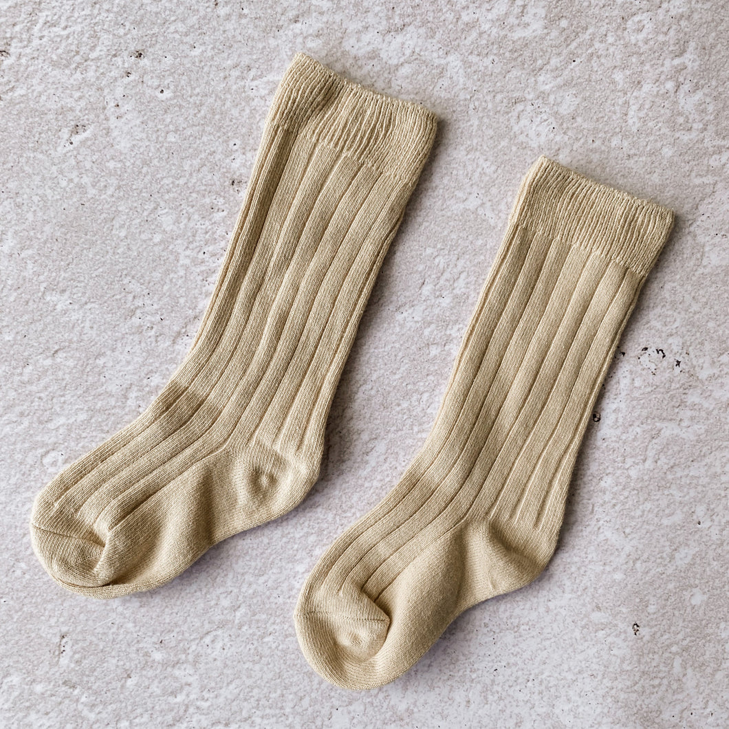 Ribbed Socks - Caramel