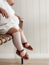 Load image into Gallery viewer, Lattice knee high socks
